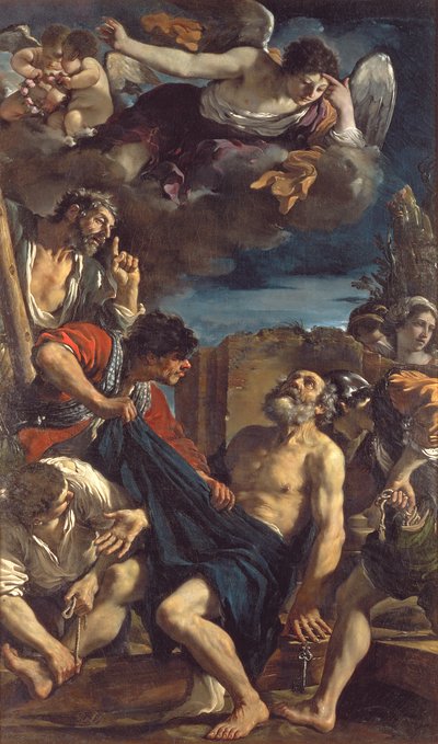The Martyrdom of St. Peter by Giovanni Francesco Barbieri